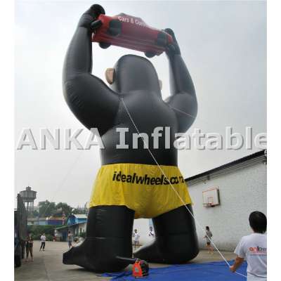 Inflatable Anime Figure Gorilla American 20FT Height